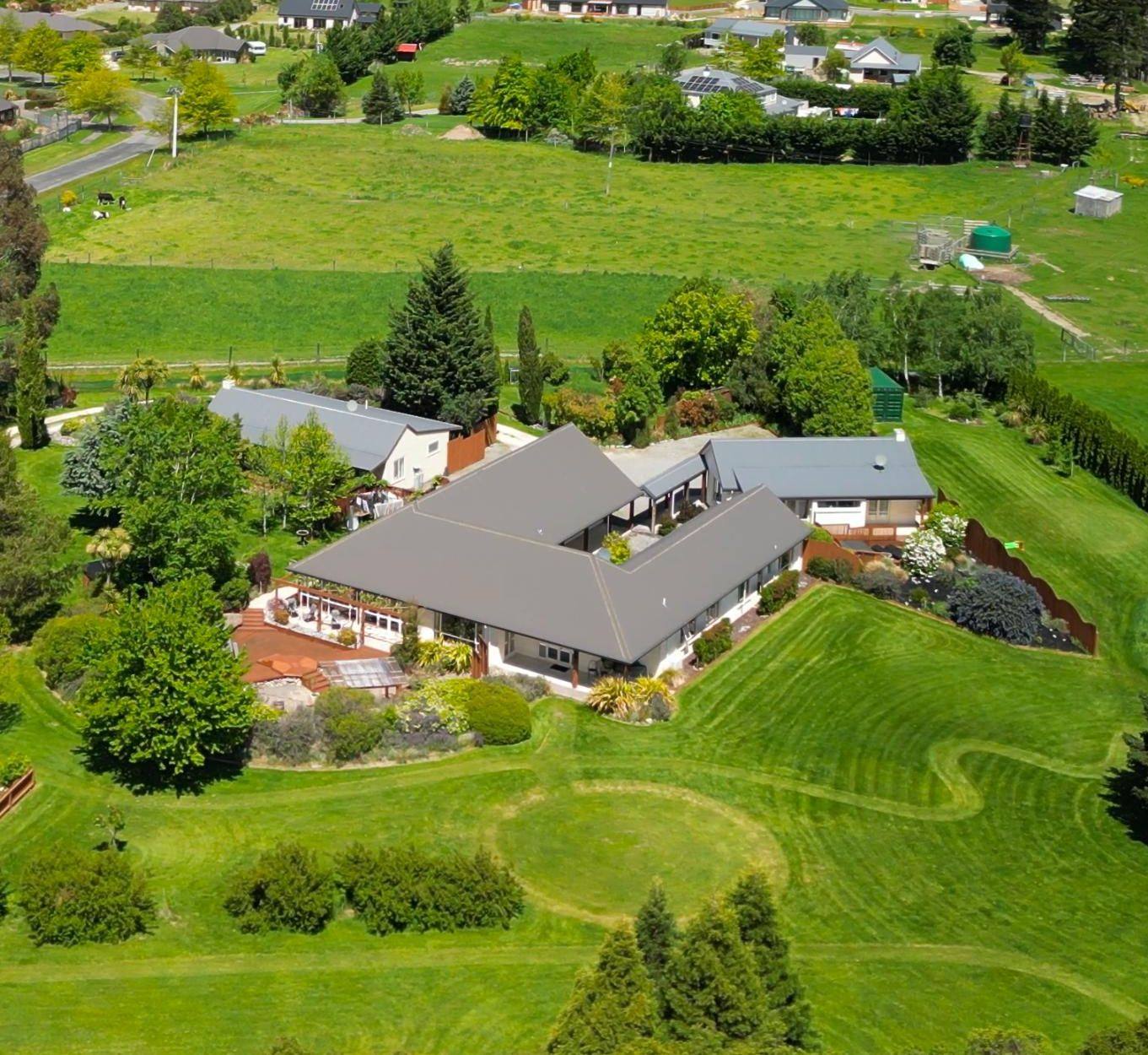 Vibrant Living aerial view Hanmer Springs