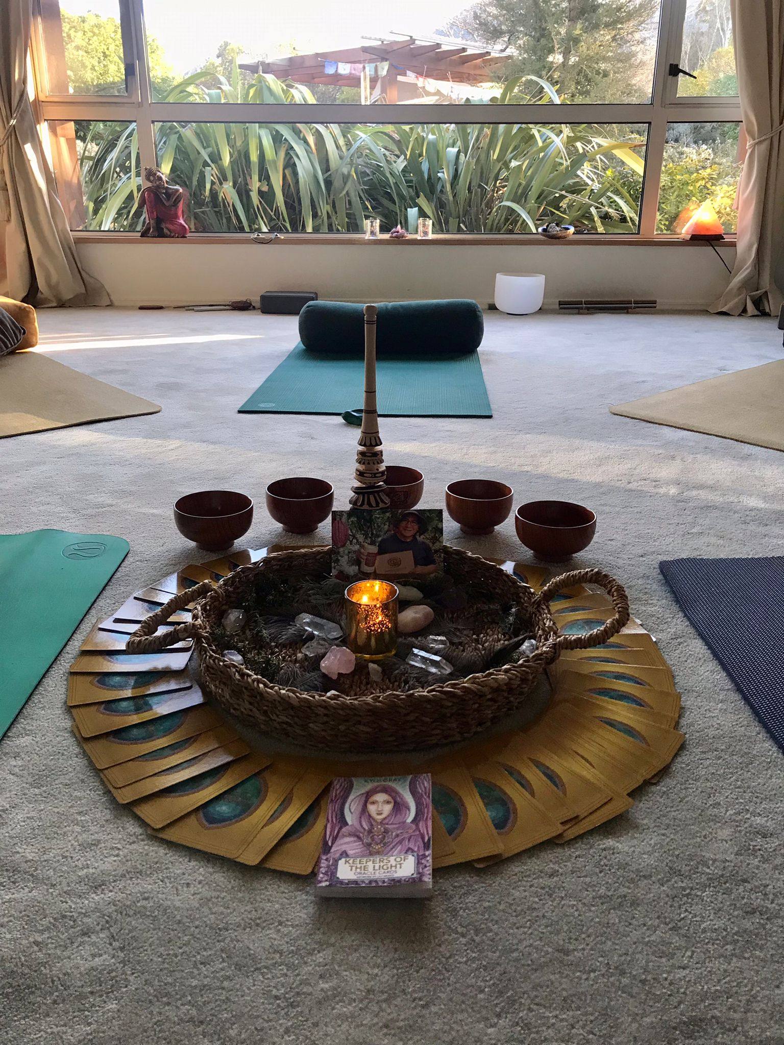 Cacao ceremony space Vibrant Living
